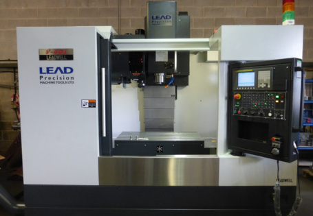 leadwell v-40L กัดชิ้นงานตามแบบ CNC Milling